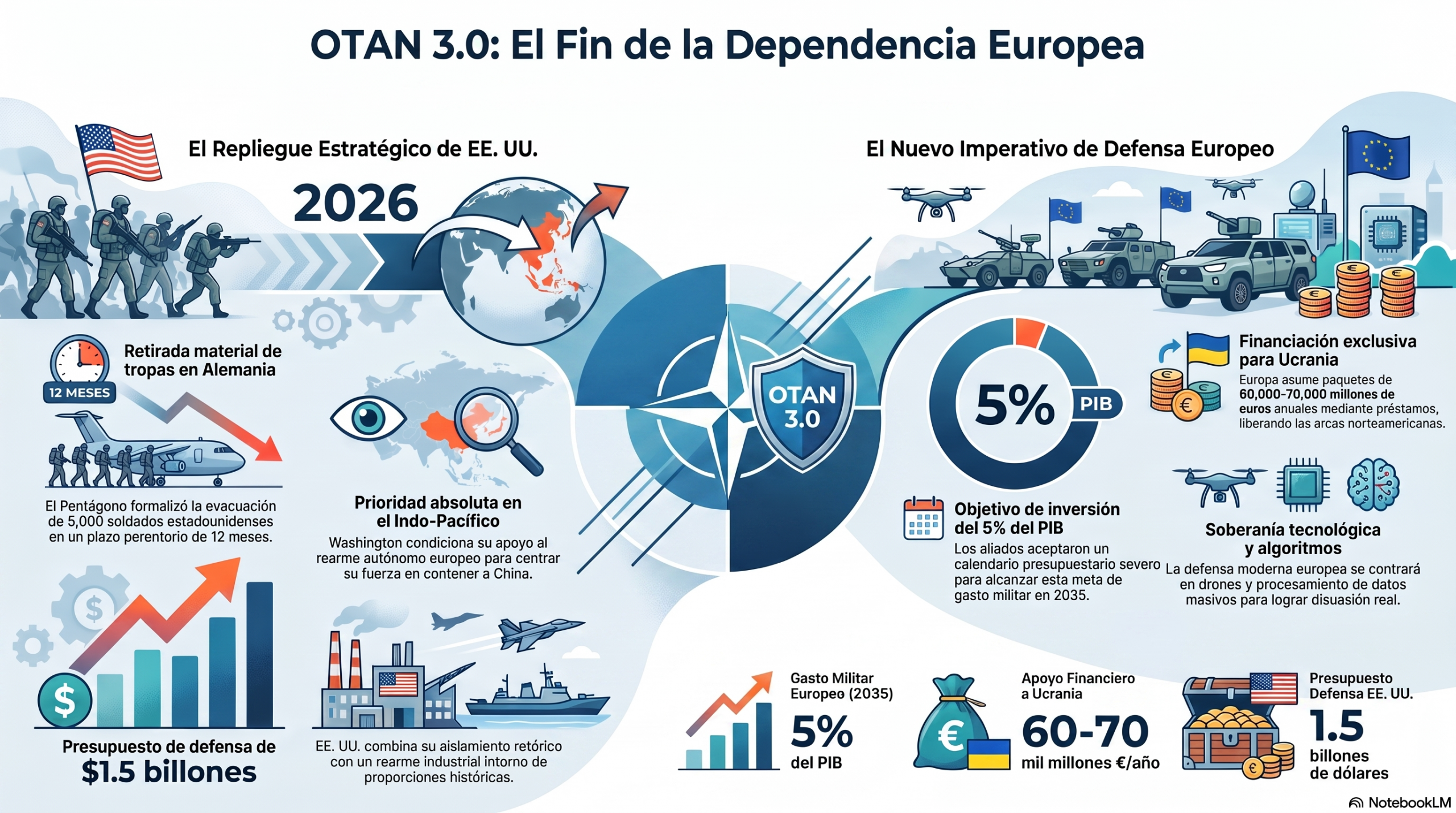 QUÉ ES LA OTAN 3.0:  El fin del vasallaje europeo y la incómoda verdad sobre el precio de la soberanía real