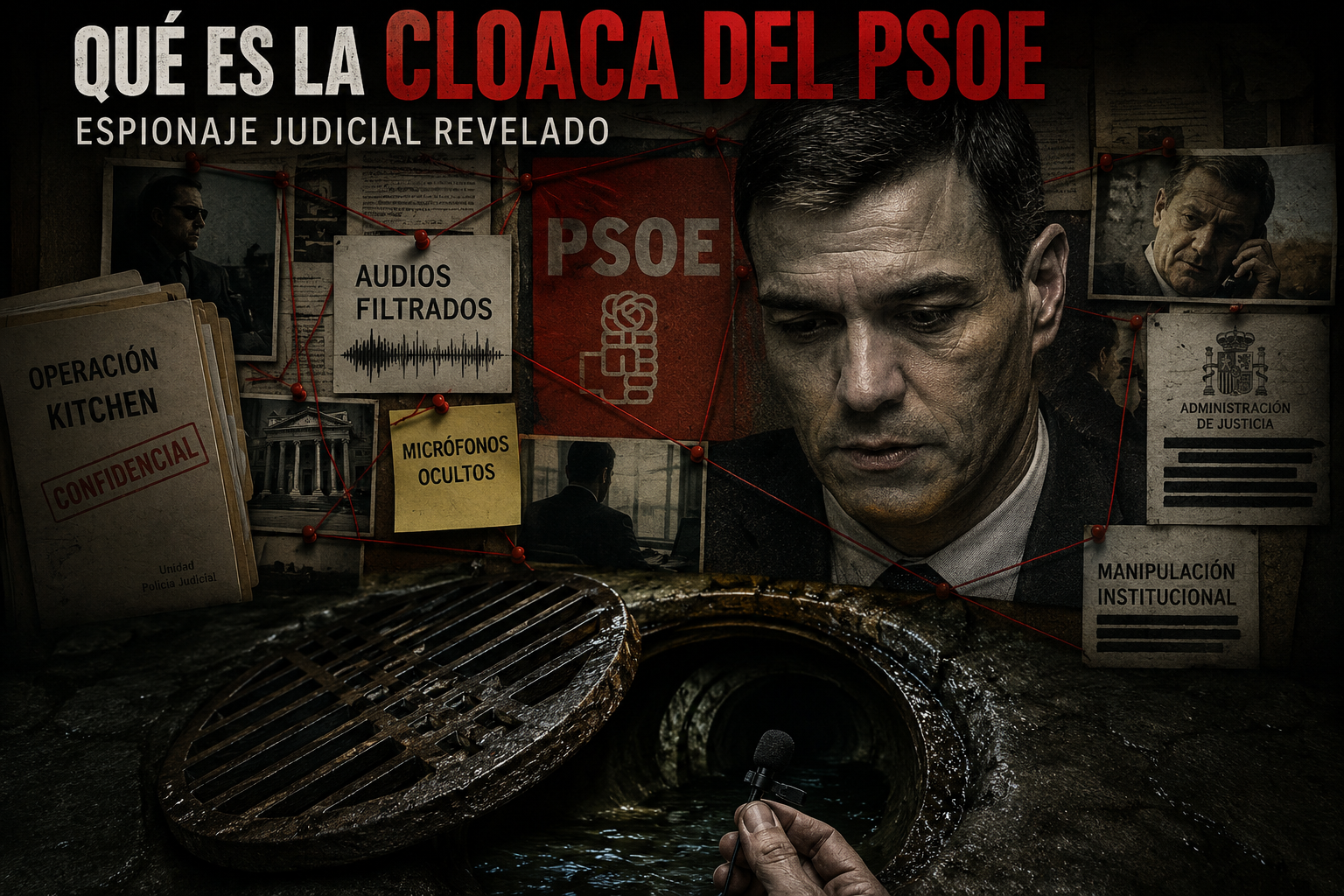 Qué es la cloaca del PSOE: espionaje judicial revelado 1 Qué es la cloaca del PSOE: espionaje judicial revelado 1